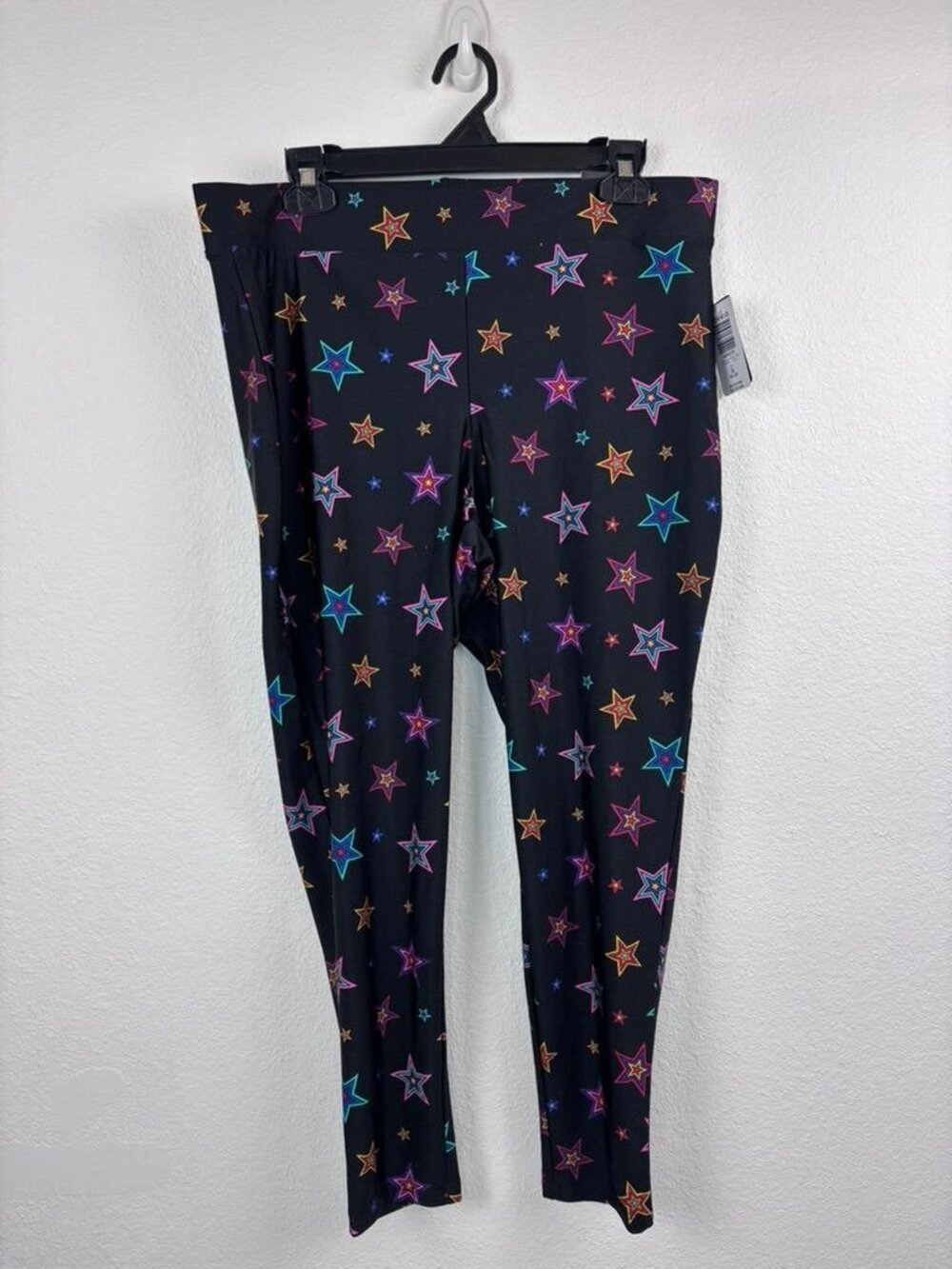 Torrid women's 2 2X black rainbow star leggings whimsygoth fairy costume